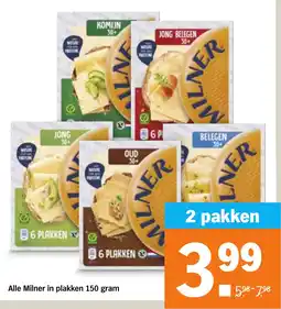 Albert Heijn Alle Milner in plakken aanbieding