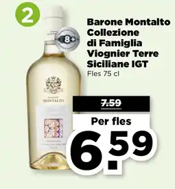 PLUS Barone Montalto Collezione di Famiglia Viognier Terre Siciliane IGT aanbieding