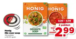 PLUS Honig Mix voor soep aanbieding