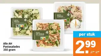 Albert Heijn Alle AH Pastasalades aanbieding