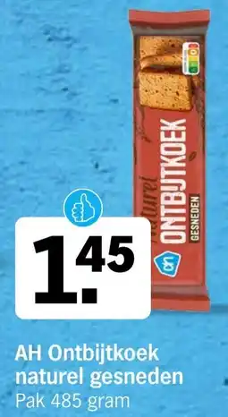 Albert Heijn AH Ontbijtkoek naturel gesneden aanbieding