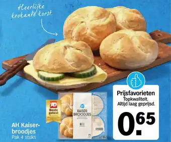Albert Heijn AH Kaiserbroodjes aanbieding