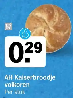 Albert Heijn AH Kaiserbroodje volkoren aanbieding