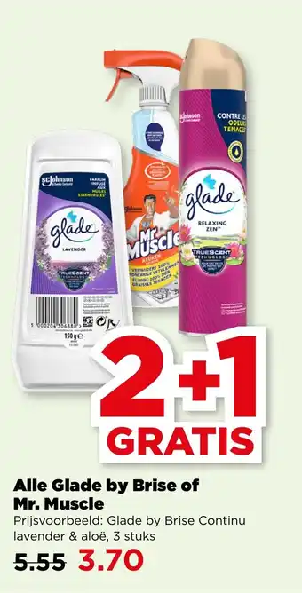 PLUS Alle Glade by Brise of Mr. Muscle aanbieding