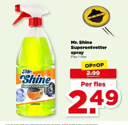 PLUS Mr. Shine Superontvetter spray aanbieding