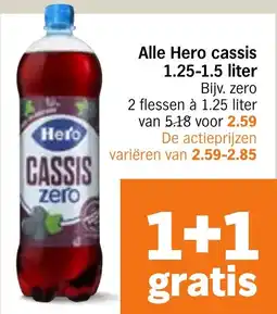 Albert Heijn Alle Hero Cassis aanbieding