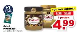 PLUS Calvé Pindakaas aanbieding