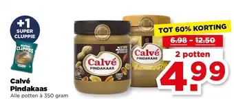 PLUS Calvé Pindakaas aanbieding