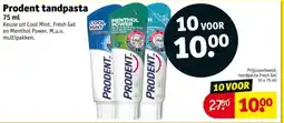 Kruidvat Prodent tandpasta aanbieding