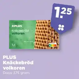 PLUS PLUS Knäckebröd volkoren aanbieding
