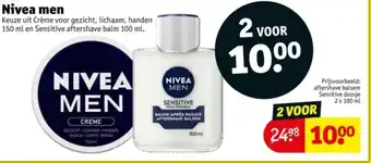Kruidvat Nivea men aanbieding