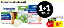 Kruidvat Actimove en Leukoplast aanbieding