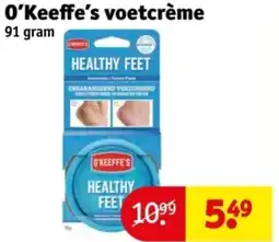 Kruidvat O'Keeffe's voetcrème aanbieding