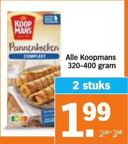 Albert Heijn Alle Koopmans aanbieding