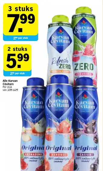 Albert Heijn Alle Karvan Cévitam aanbieding