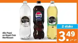 Albert Heijn Alle Pepsi en Royal Club aanbieding