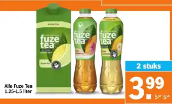 Albert Heijn Alle Fuze Tea aanbieding