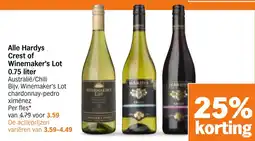 Albert Heijn Alle Hardys Crest of Winemaker's Lot aanbieding