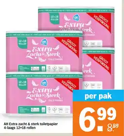 Albert Heijn AH Extra zacht & sterk toiletpapier aanbieding