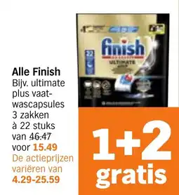 Albert Heijn Alle Finish aanbieding