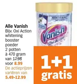Albert Heijn Alle Vanish aanbieding
