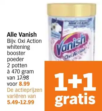 Albert Heijn Alle Vanish aanbieding