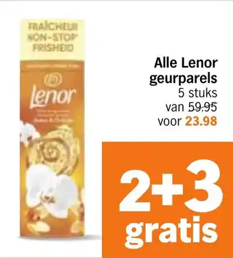 Albert Heijn Alle Lenor Geurparels aanbieding