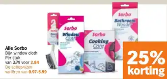 Albert Heijn Alle Sorbo aanbieding