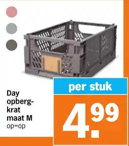 Albert Heijn Day Opberg Krat Maat M aanbieding