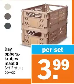 Albert Heijn Day Opbergkratjes Maat S aanbieding