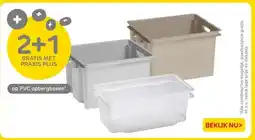 Praxis op PVC opbergboxen* aanbieding