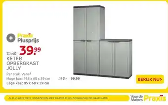 Praxis Z1.40 KETER OPBERGKAST aanbieding