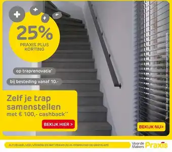 Praxis op traprenovatie aanbieding