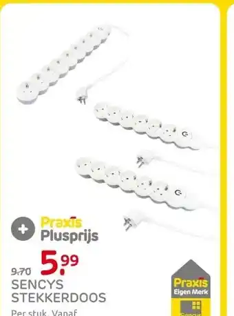 Praxis SENCYS STEKKERDOOS aanbieding