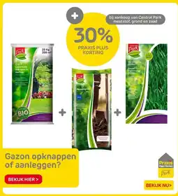 Praxis Gazon opknappen of aanleggen aanbieding