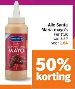Albert Heijn Alle Santa Maria mayo's aanbieding