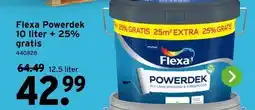 GAMMA Flexa Powerdek 10 liter + 25% gratis aanbieding