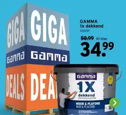 GAMMA GAMMA 1x dekkend 252237 aanbieding