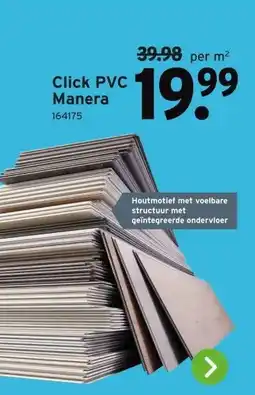 GAMMA Click PVC Manera aanbieding