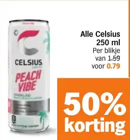 Albert Heijn Alle Celsius aanbieding
