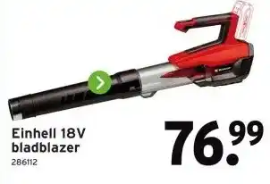 GAMMA Einhell 18V bladblazer aanbieding