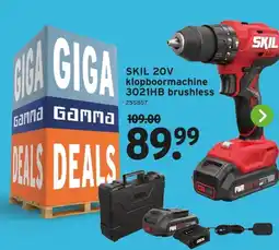 GAMMA SKIL 20V klopboormachine aanbieding
