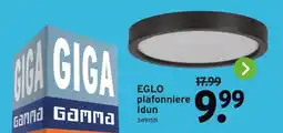 GAMMA EGLO plafonniere Idun aanbieding