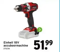 GAMMA Einhell 18V accuboormachine aanbieding
