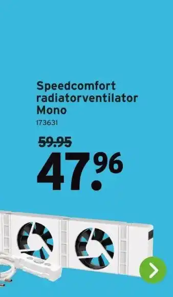 GAMMA Speedcomfort radiatorventilator aanbieding
