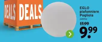 GAMMA EGLO plafonniere Pogliola aanbieding