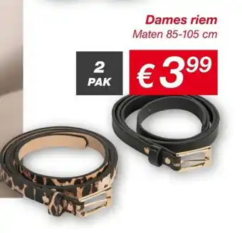 Kik Dames riem aanbieding