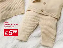 Kik Gebreide broek aanbieding