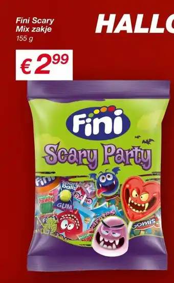 Kik Fini Scary Mix zakje aanbieding