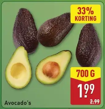 ALDI Avocado's aanbieding